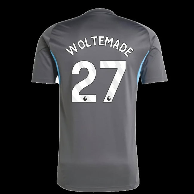 2025-2026 Newcastle Training Shirt (Grey) (Woltemade 27)-SoccerKits Hub | Buy Soccer Jerseys Online